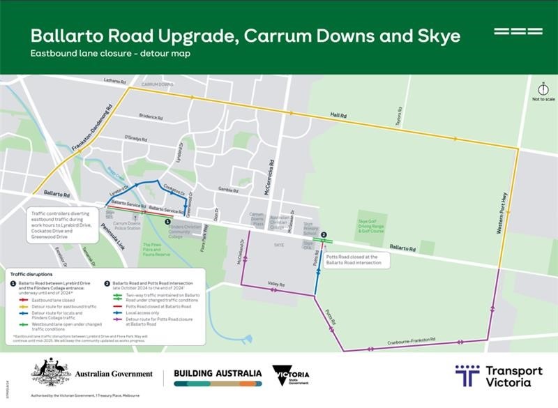 Ballarto Road Upgrade 2025 and Detours