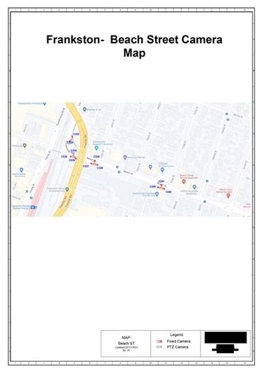 Frankston City Centre - Beach Street Camera Map