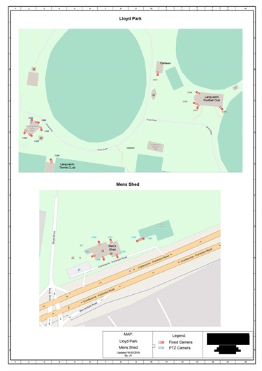 Langwarrin CCTV Locations - Lloyd Park and Mens Shed