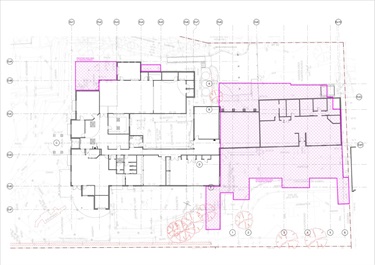 Langwarrin KCC Existing Floor Plan with Proposed Building Outline