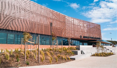 Jubilee Park Redevelopment Facade