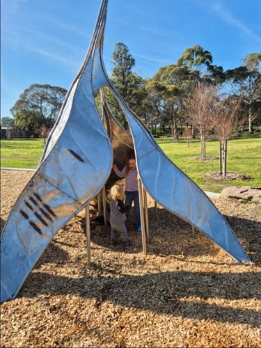 Ballam Park - Children in Cubby House