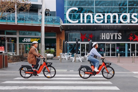 ebike in frakston city