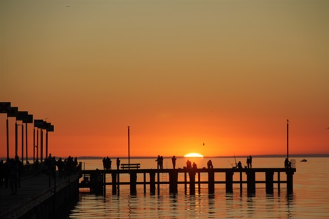 Sunset at Frankston Pier