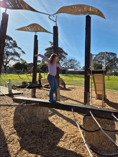 Ballam Park - Child on Balance Beam